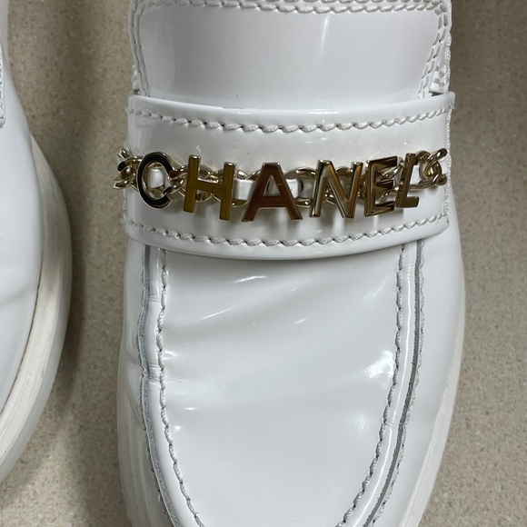 Women’s White Loafers - Picture 5 of 14